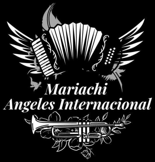 Logo Mariachi Ángeles Internacional de RD Negro